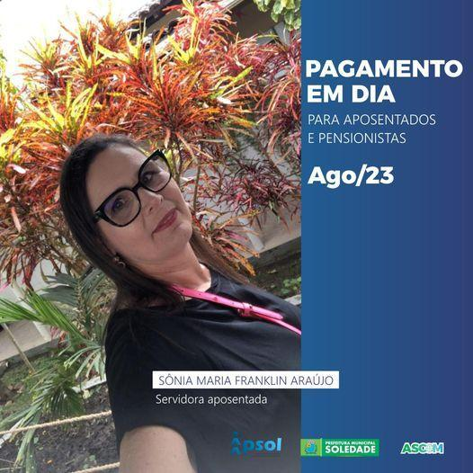 Pagamento em dia para aposentados e pensionista – Agosto/2023