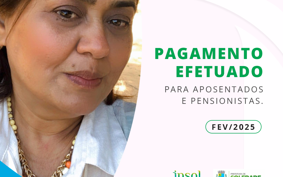 PAGAMENTO EM DIA FEVEREIRO