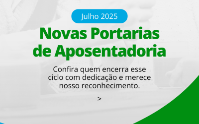 NOVAS PORTARIAS DE APOSENTADORIAS