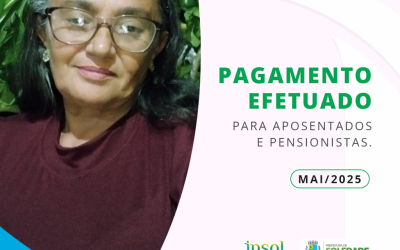 PAGAMENTO EM DIA – MAIO