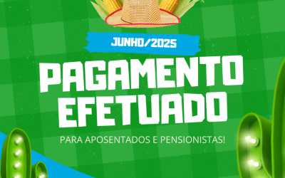 PAGAMENTO EM DIA – JUNHO