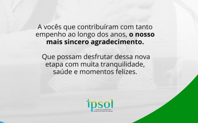 NOVAS APOSENTADORIAS AGOSTO